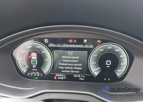 2021 Audi Q5 Prestige 55 Tfsi E Quattro S Tronic z USA, uszkodzony, nr VIN WA1F2AFY9M2046020